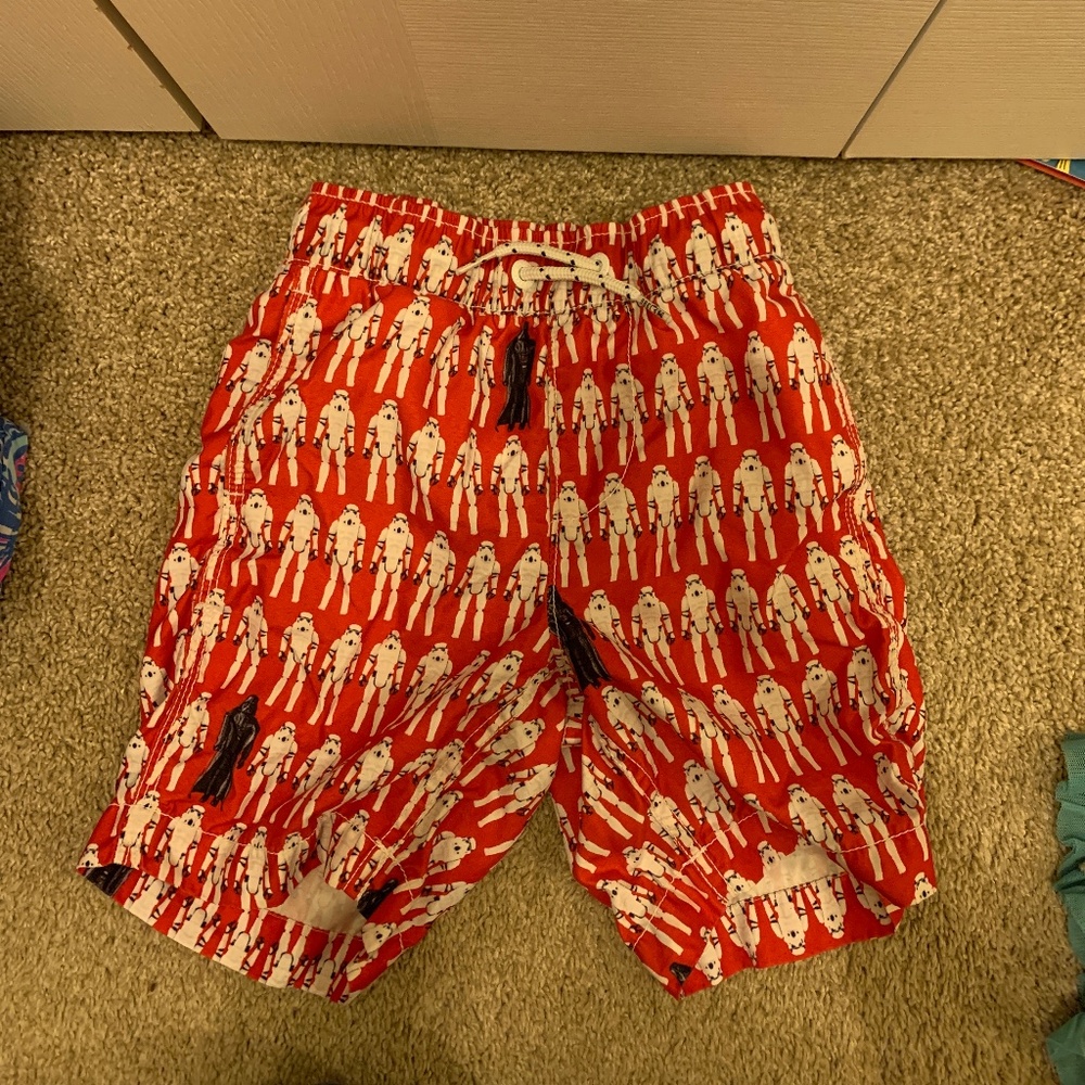 Gap Star Wars dark side swim trunks